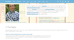 Desktop Screenshot of chrisderose.com
